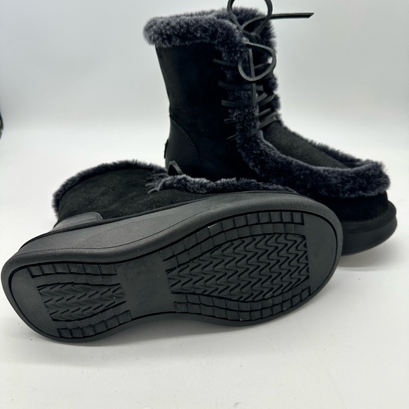 Australia Luxe Collective Black Boots Paige Black Aged Suede - size 8 NWT - Picture 6 of 7